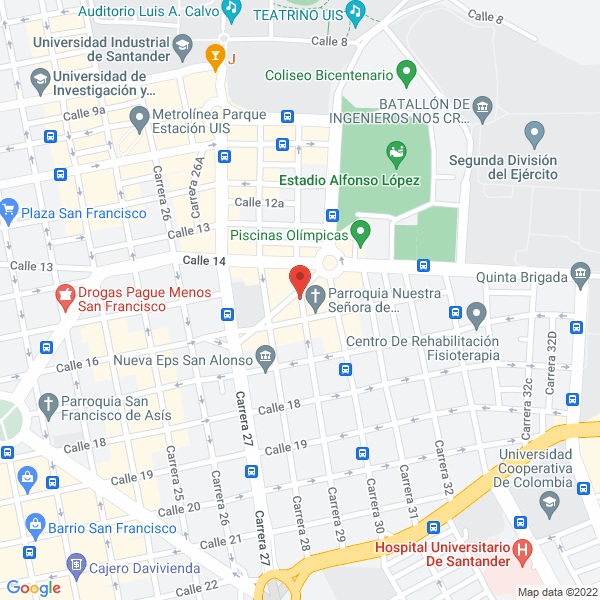 Map of Douglas Enrique Quintero Latorre