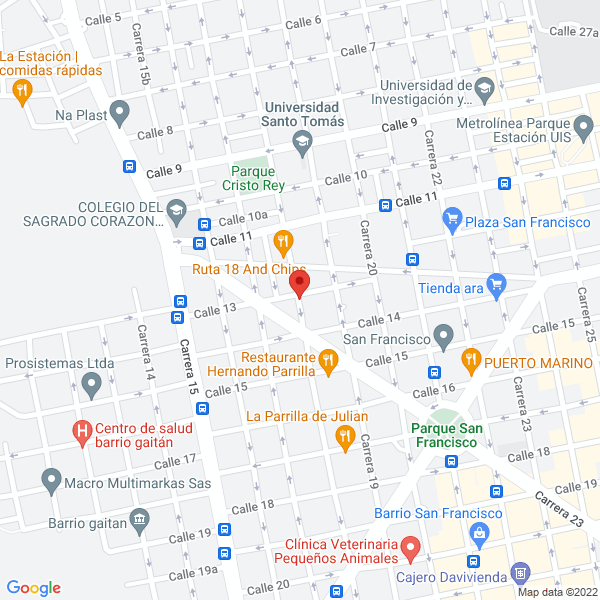 Map of Deportivos Coronel