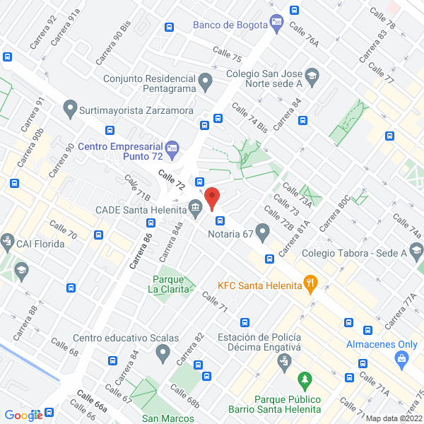 Mapa de Lácteos Los Angeles S.A.S.