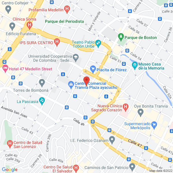 Mapa de Drogas Farmacia Santana Ayacucho