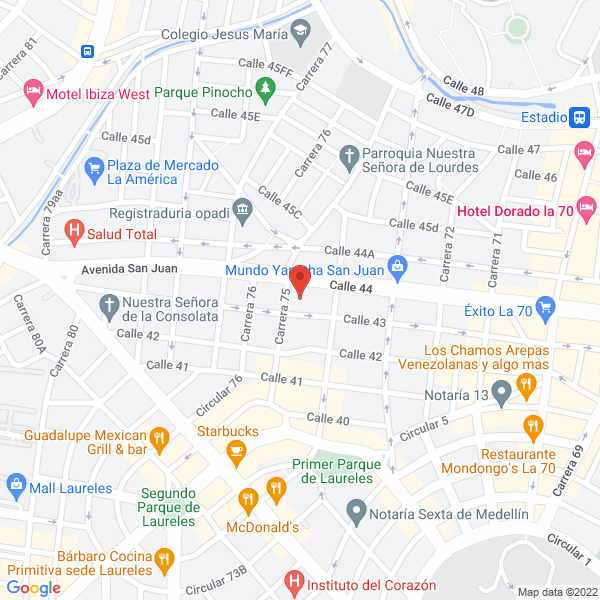 Mapa de Almacén Citófonos San Juan