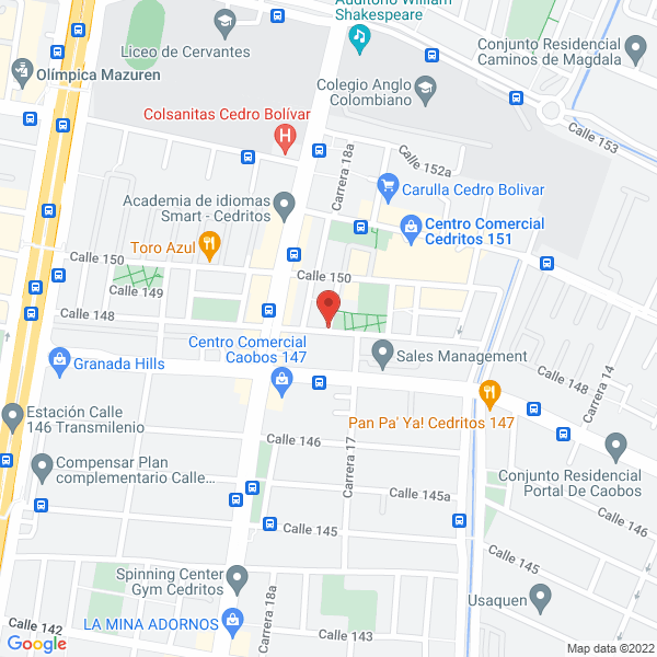 Mapa de Gyc Recreación & Eventos