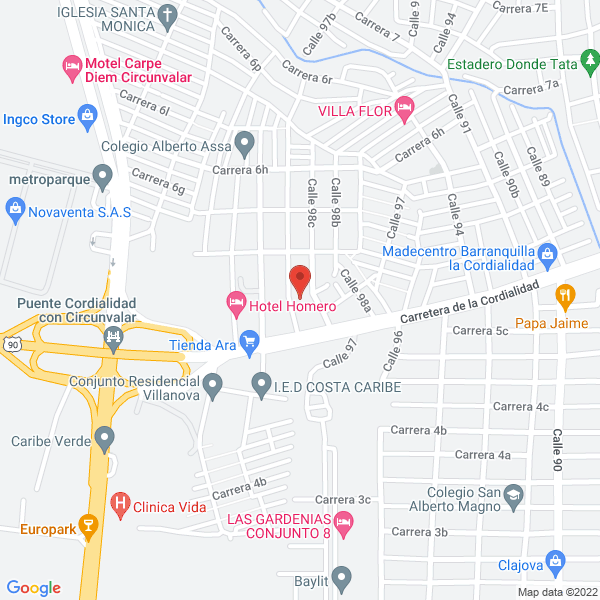 Map of Alban E Hijos S.A.S.