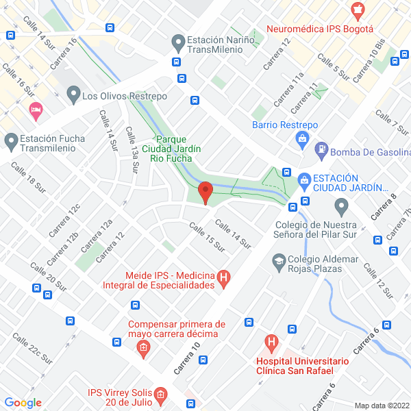 Mapa de Fábrica Colombiana De Títeres
