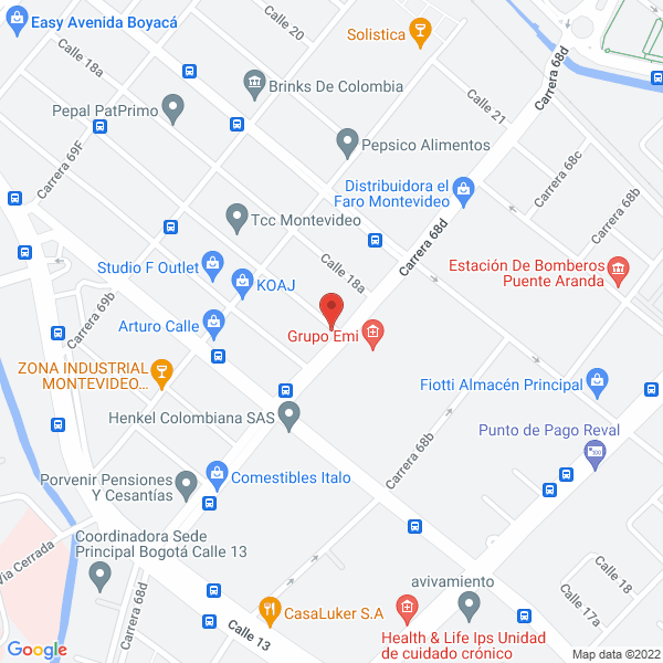 Mapa de Cosdy