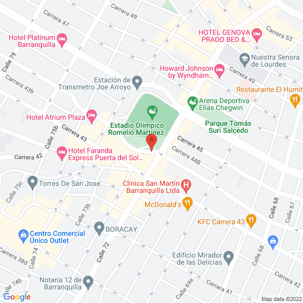 Map of Ferney González Gutiérrez