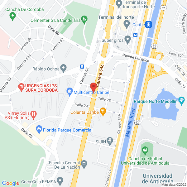 Mapa de Nicopinturas