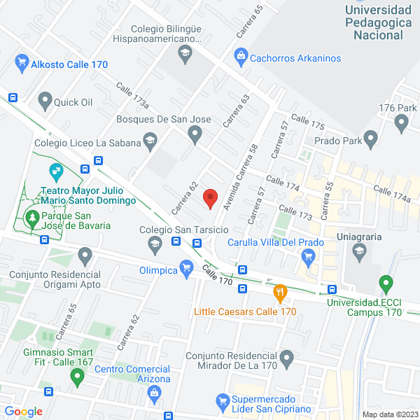 Mapa de Ingenieria Ambiental Integral Bogota S.A.S.