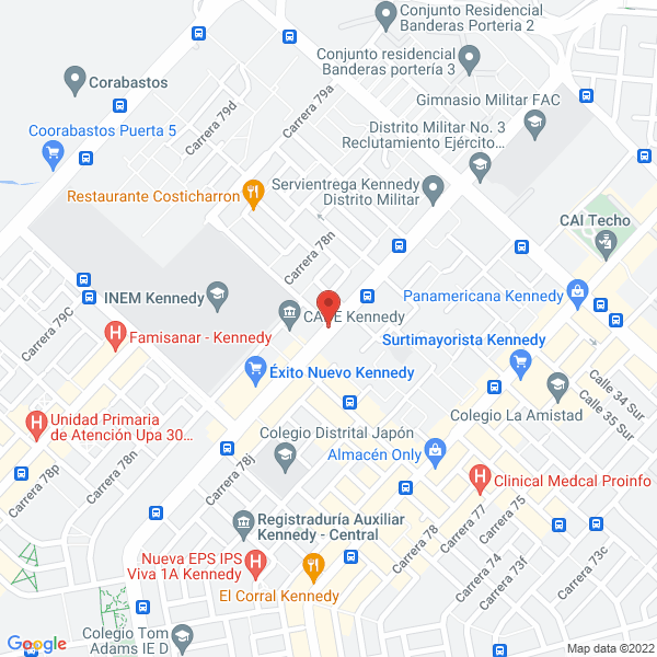 Mapa de Escuela Líder De Conducción