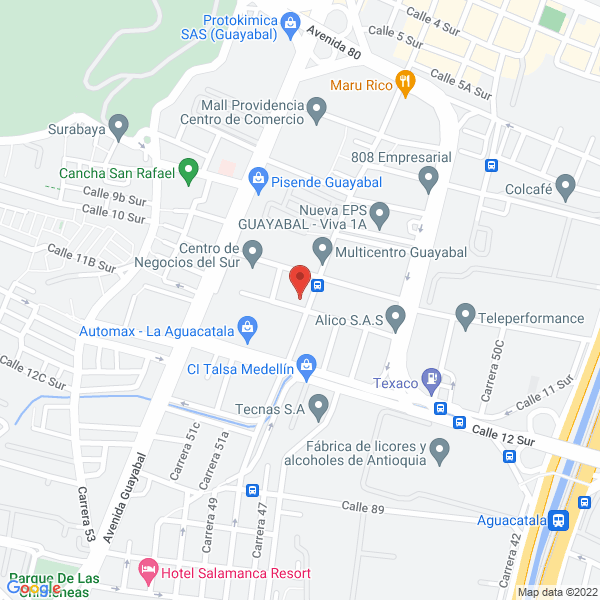 Mapa de Canteras De Los Andes S.A.