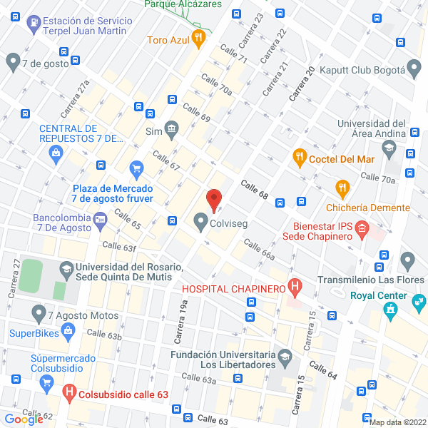 Mapa de Casa De Banquetes Gutiérrez Ltda.