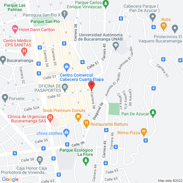 Map of Assalud Asociación De Prestadores De Servicios Y Suministros De Salud