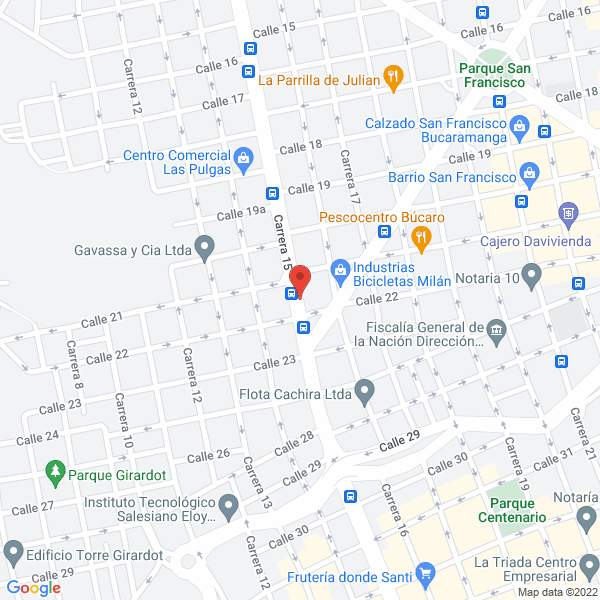 Map of Ferretería Sanitubo