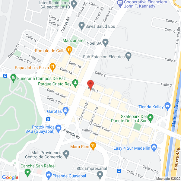 Mapa de Maquil - Empaques S.A.S