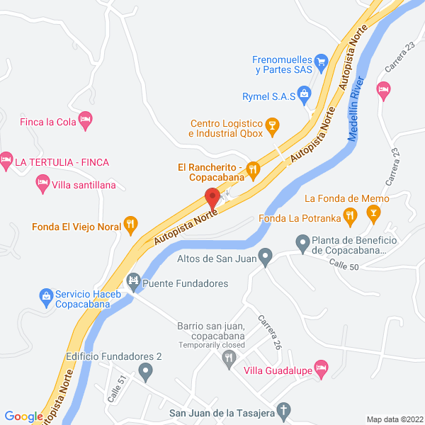 Map of Parque De Las Aguas