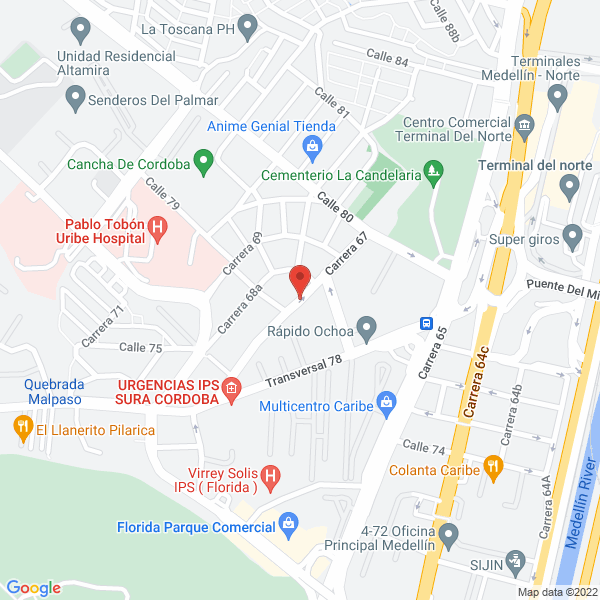 Mapa de Plasmar S.A.
