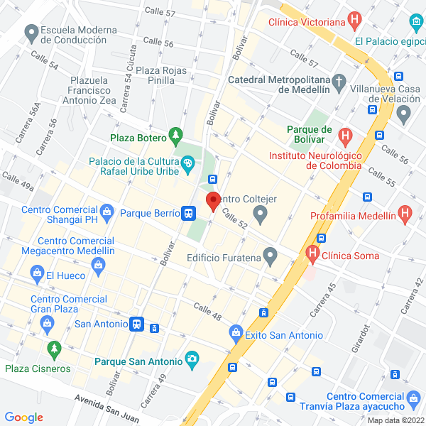 Mapa de Super Tintas