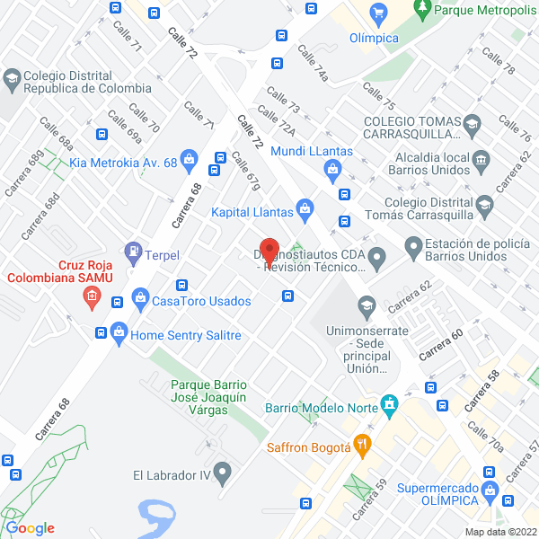 Mapa de Securitac Ltda