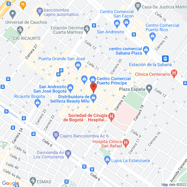 Mapa de La Casa Del Bebe