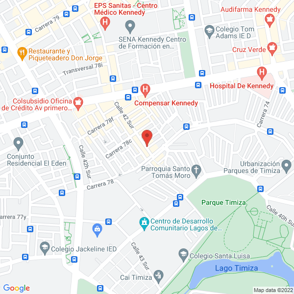 Mapa de La Casita Del Costurero