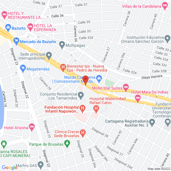 Map of Confecciones Industriales Jc