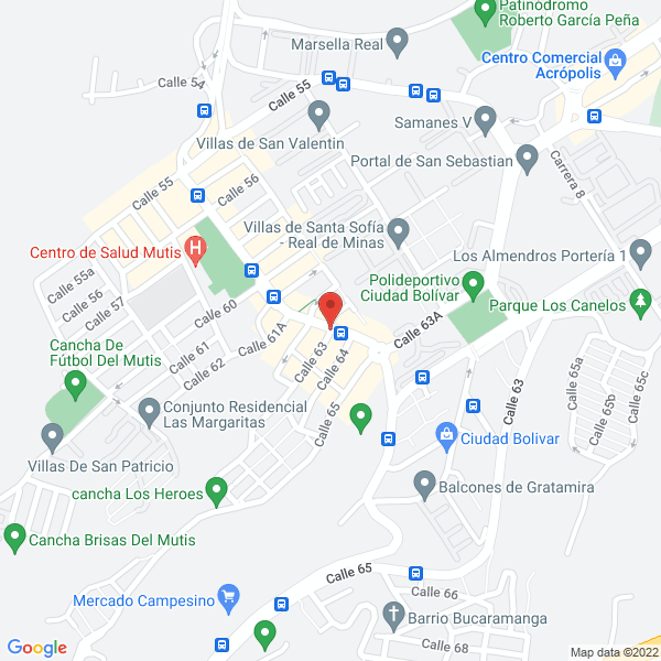 Map of Lavaseco La Burbuja