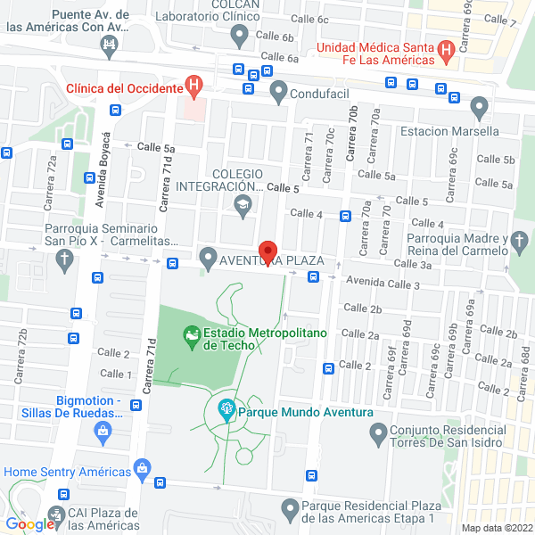 Mapa de Fabric Barbería