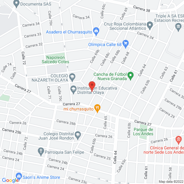 Map of Peluquería Leivis Alvarez