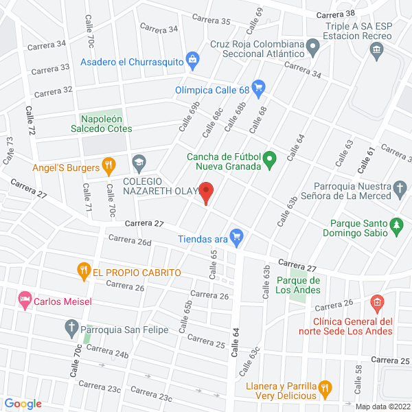 Map of Taller De Ornamentación Rodolfo Perez