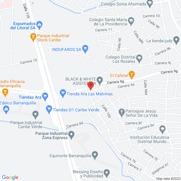 Map of Tienda Donde Yova