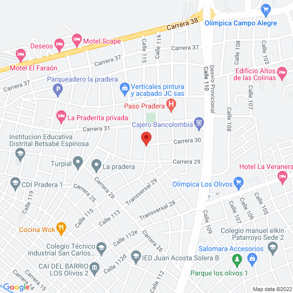 Map of Transporte Mario