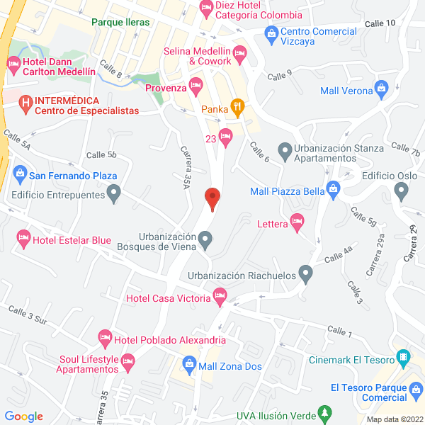 Mapa de El Mandigón