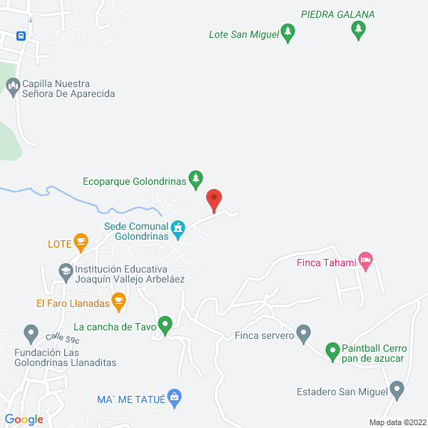 Mapa de Embera Arte