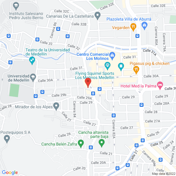 Mapa de Sastrería A Tu Medida