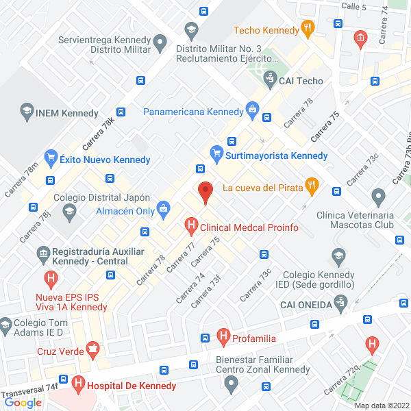 Mapa de Centro De Estética Body Perfect