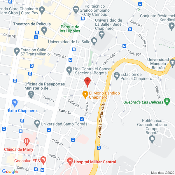 Mapa de B&B Construcciones 7/24 S.A.S.