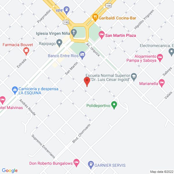 Map of Circulo de Obreros Salon de Fiestas