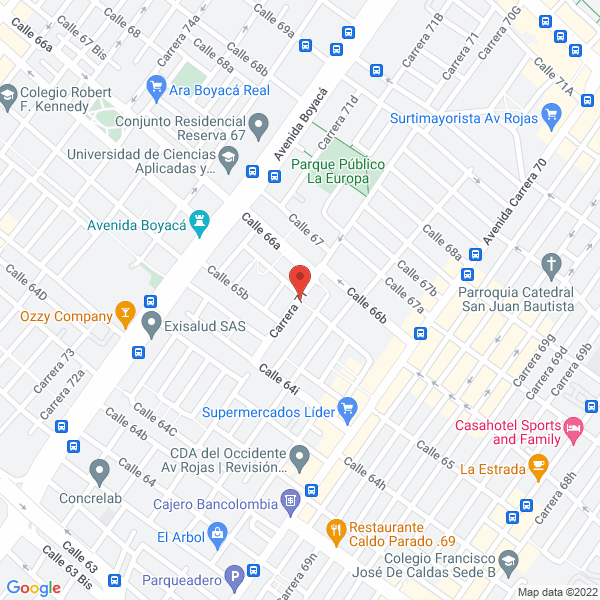 Mapa de Andamios "Ya" Ltda.