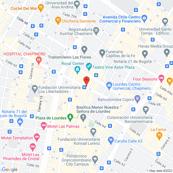 Mapa de Club Familiar El Paraíso