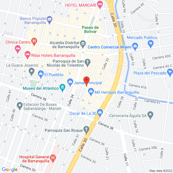 Map of Pacol Perfumeria