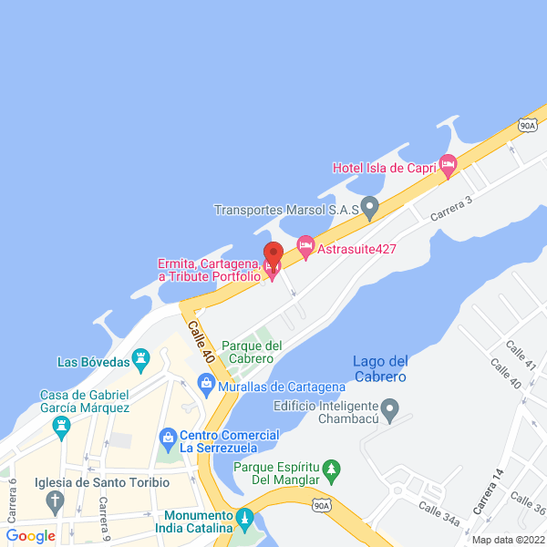 Map of Fumigaciones Del Caribe