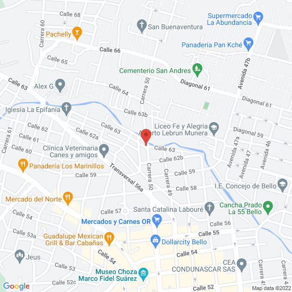 Mapa de Hogar Psiquiátrico Nuevo Despertar