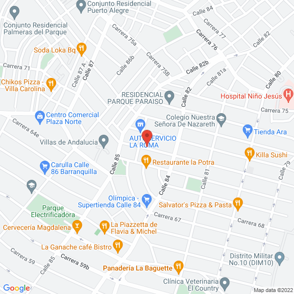Map of Rentaeventos Sym