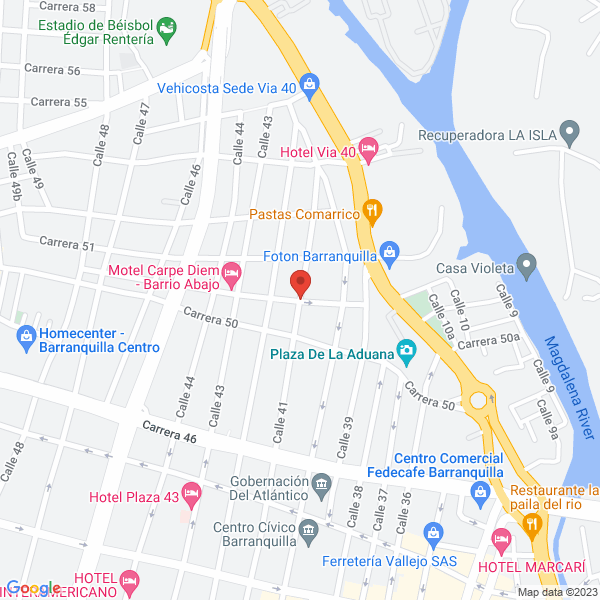 Mapa de Pedro Alfonso Carrillo Chinchilla - Quiero Clientes