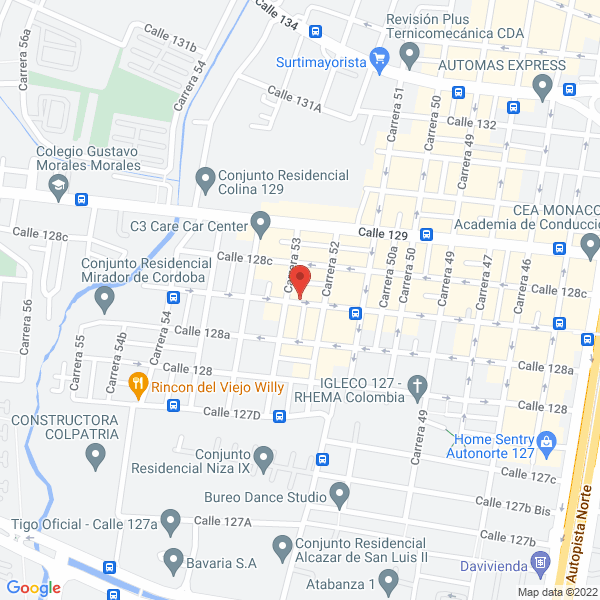 Mapa de Mudanzas Linea Express