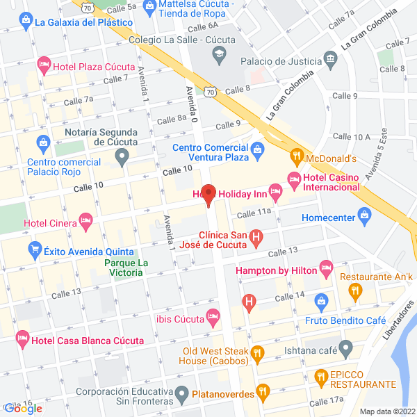 Map of Parqueaderos Gran Bulevar