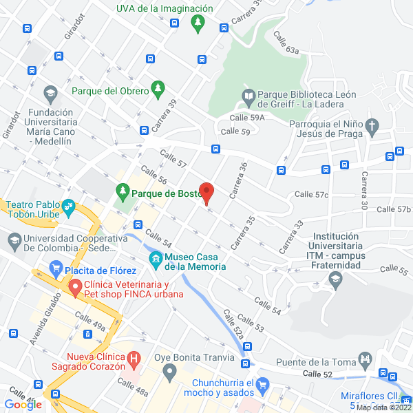 Mapa de Hogar Psiquiátrico Pensando En Tí
