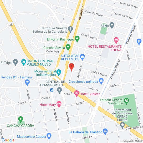Map of Autolujos Full Card