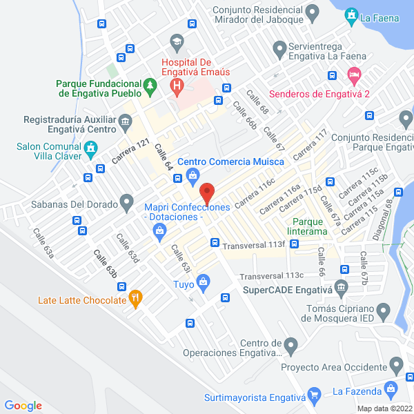 Mapa de Supermercado El Palmar