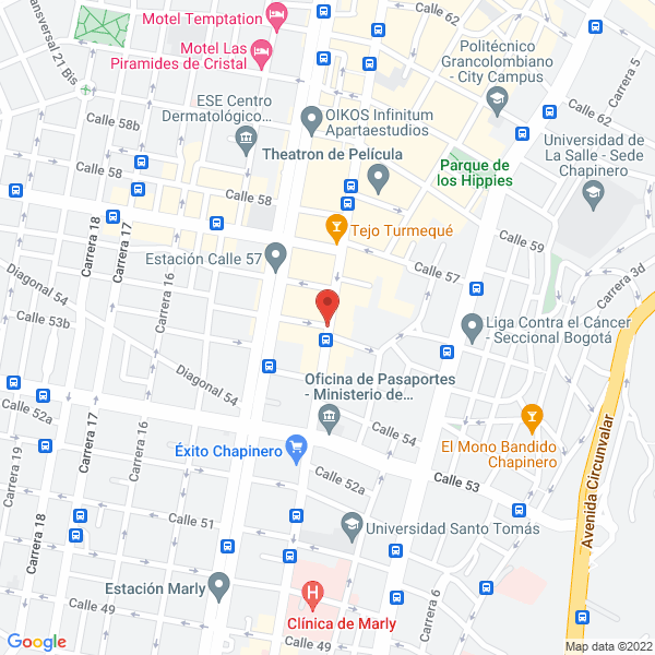 Mapa de El Mariachi Texa
